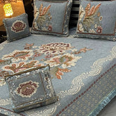 Fancy Velvet Bed Sheet Set - 4 Pieces  FVB 243